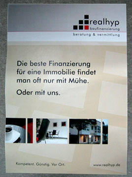 Plakate für eigen Werbung - Bergemann Beschriftungen München
