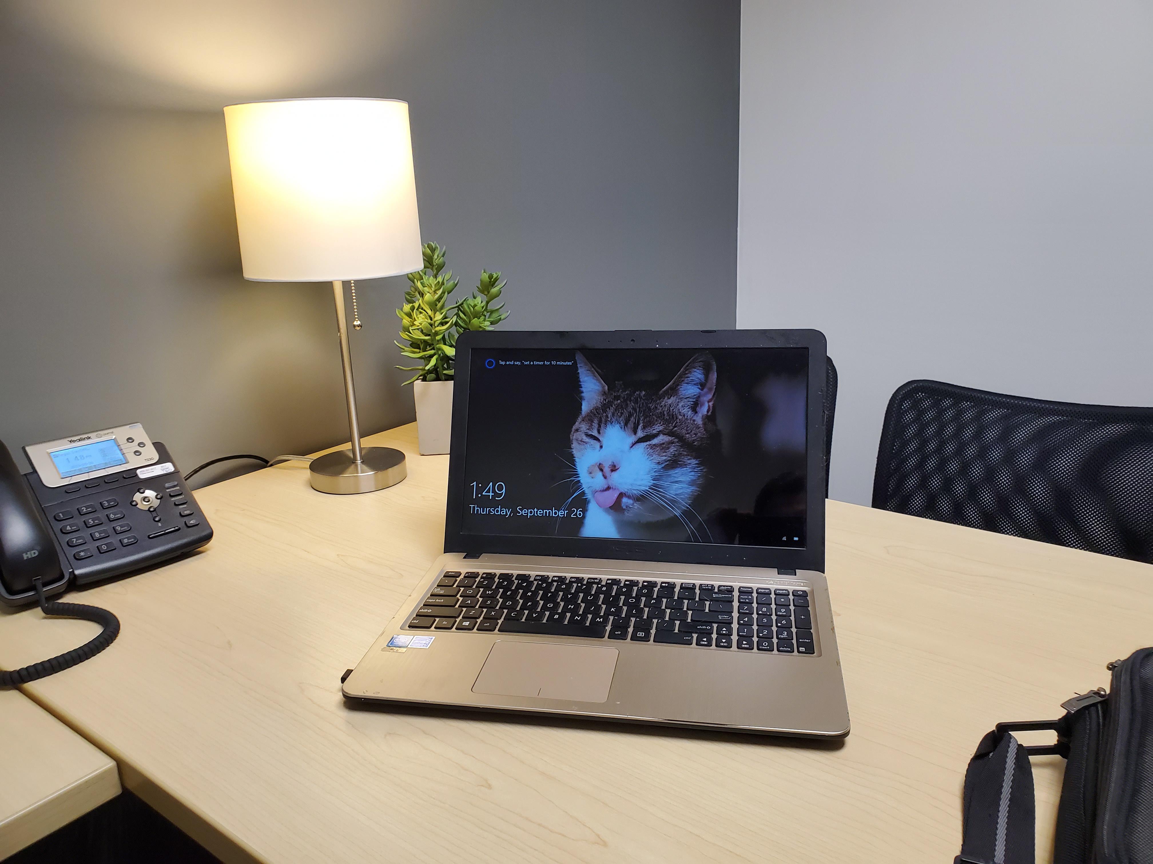 Preparing for a client meeting at the office for web design, web hosting, or SEO. We prepare for all of our meetings, and show up on time to help our customers. We can also build your website over the phone or through Zoom.