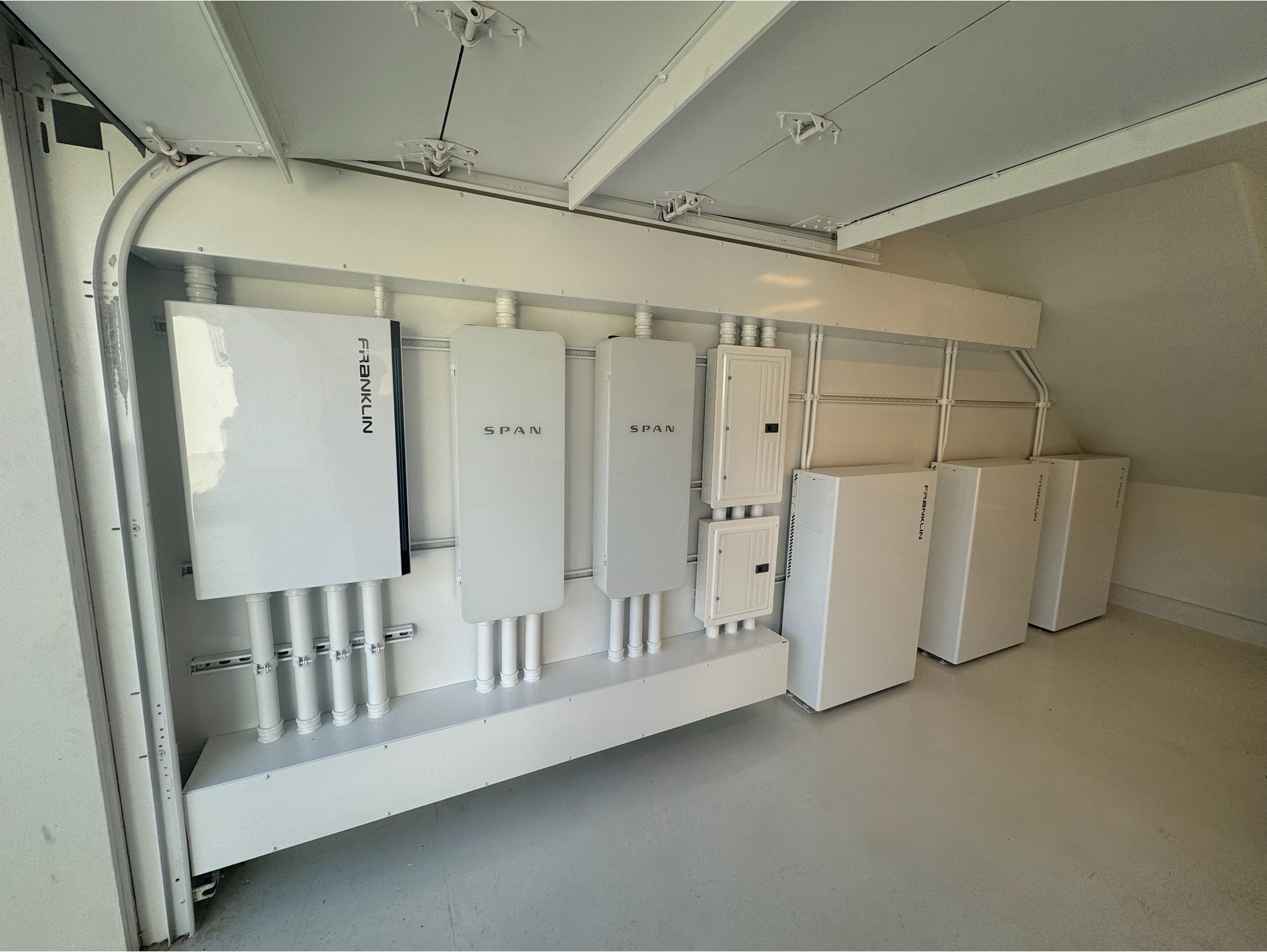 Clean and professional Solar Battery Installation