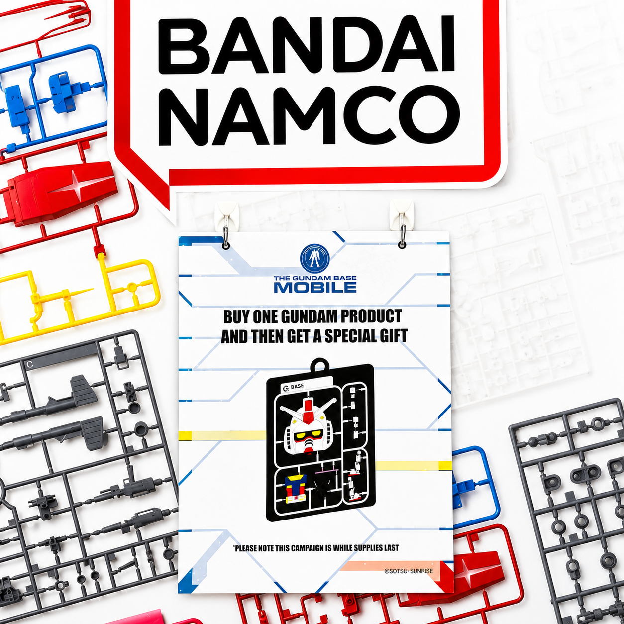 A Gundam Base Mobile Pop-Up runs at Irvine Spectrum Center until March 16. The Irvine location featu 