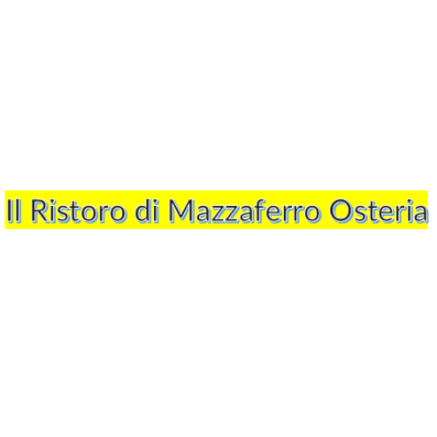 Il Ristoro di Mazzaferro Osteria Logo