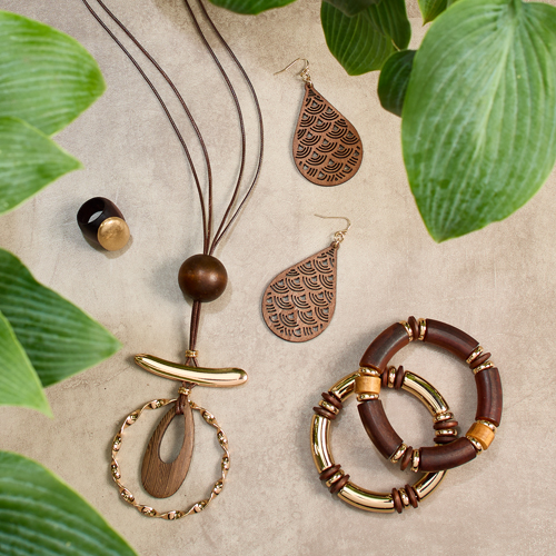 Wood jewelry you're sure to love.