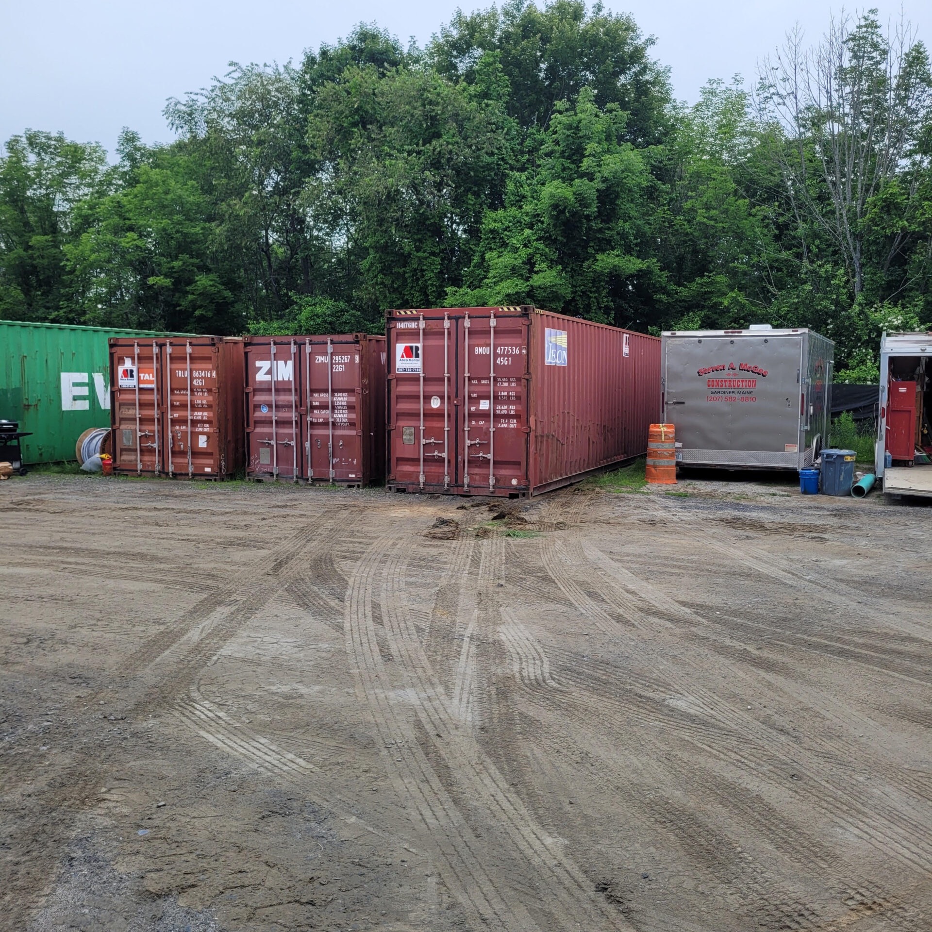 Another successful delivery! Abco Rental & Storage, Inc. just dropped off a 40ft storage container r 