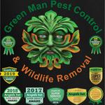Green Man Exterminator Logo