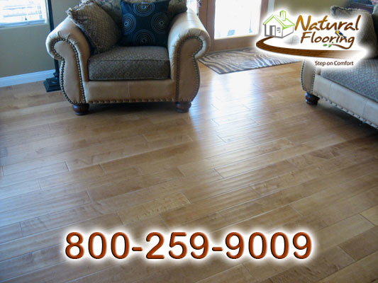 Maple Wheat Handscraped Wood Floor