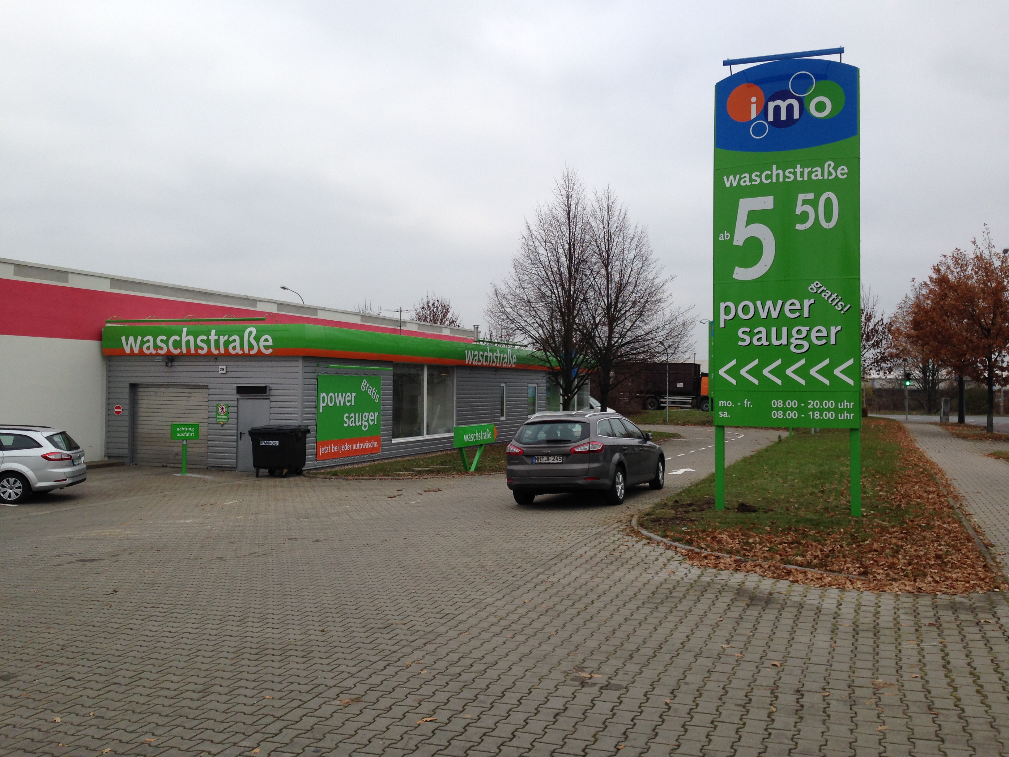 IMO Car Wash, Am Wilhelmschacht in Borna