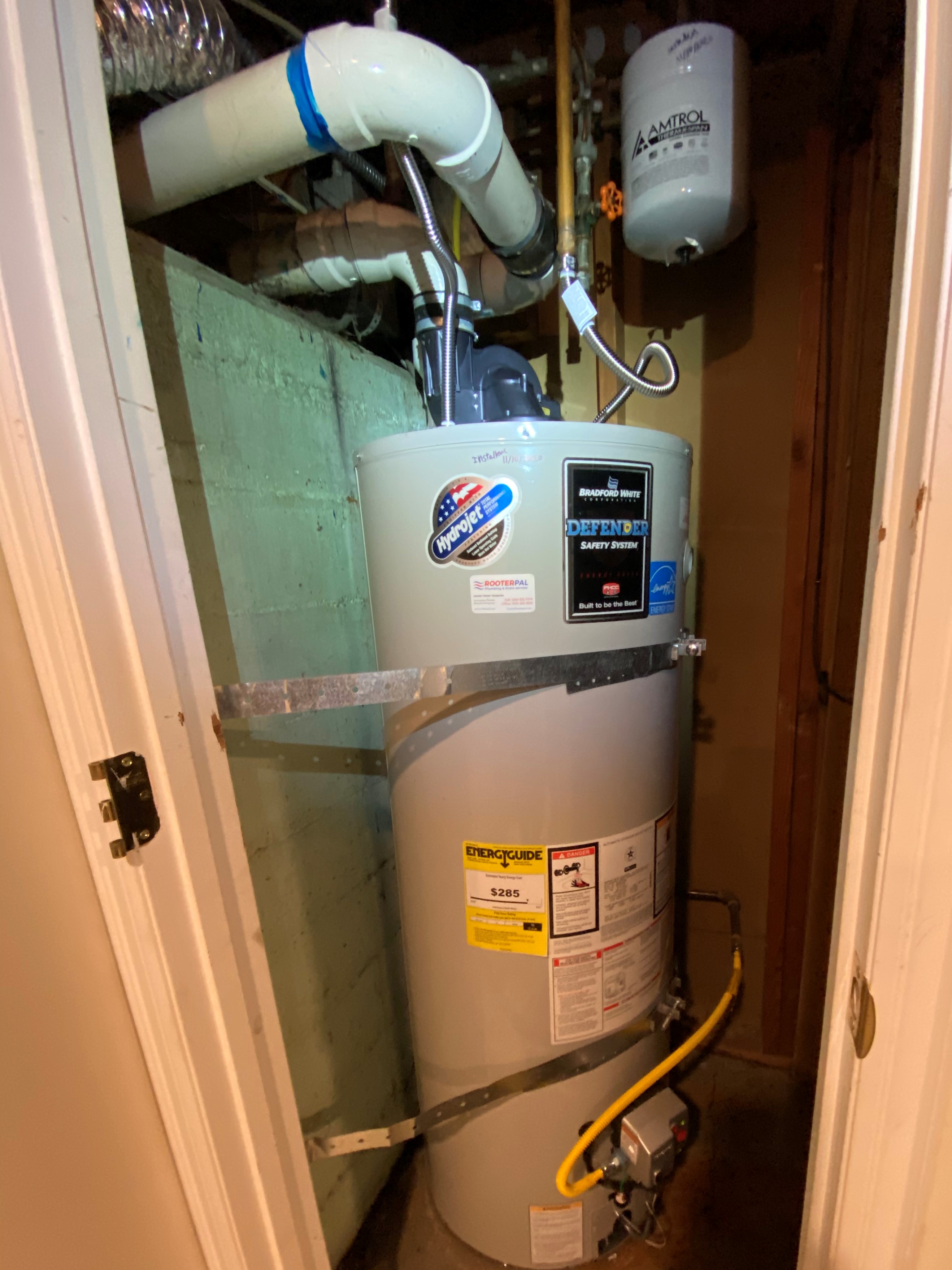 Direct Power vent water heater