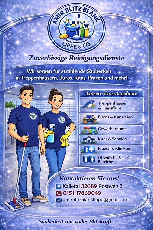 Amir's Blitz blank, Postweg 2 in Kalletal