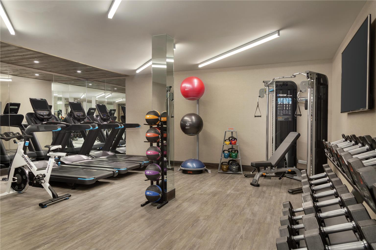 Health club  fitness center  gym 