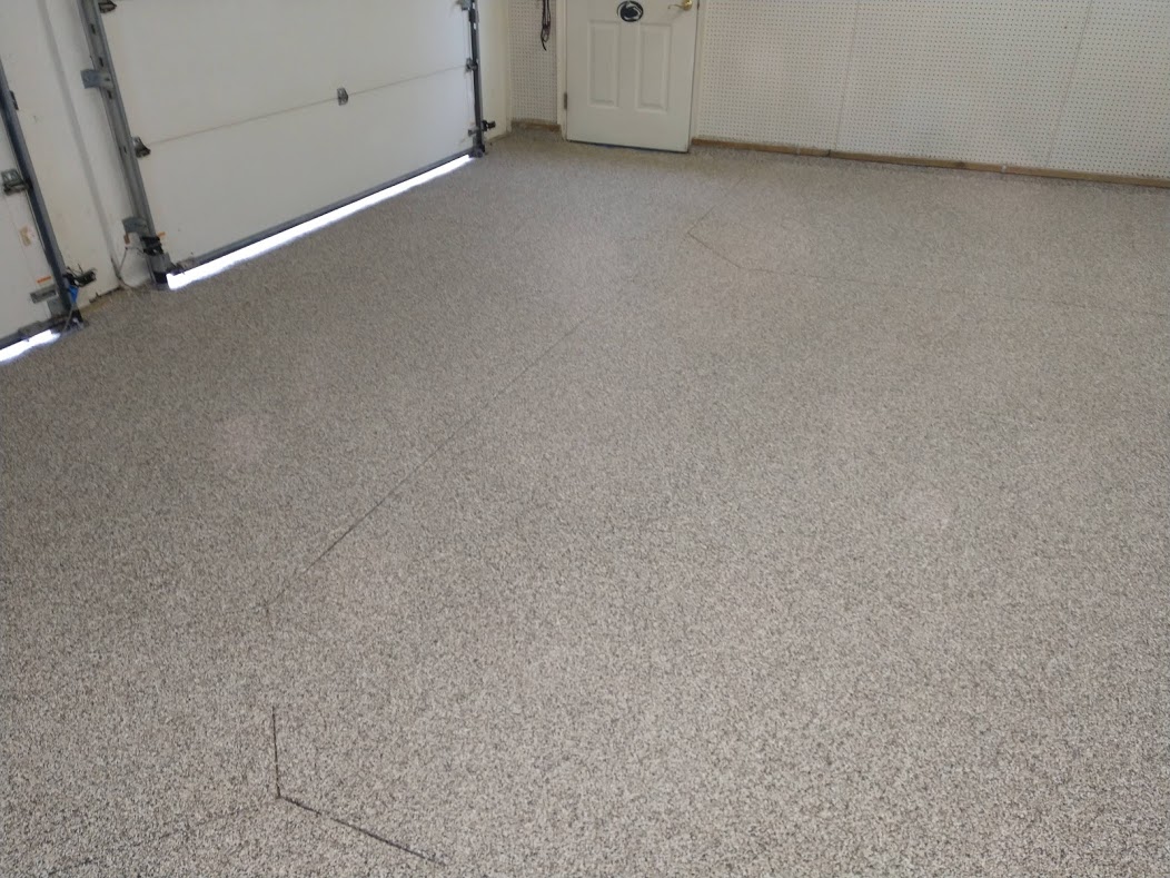 Finished PremierOne Epoxy garage floor in Mechanicsburg, PA