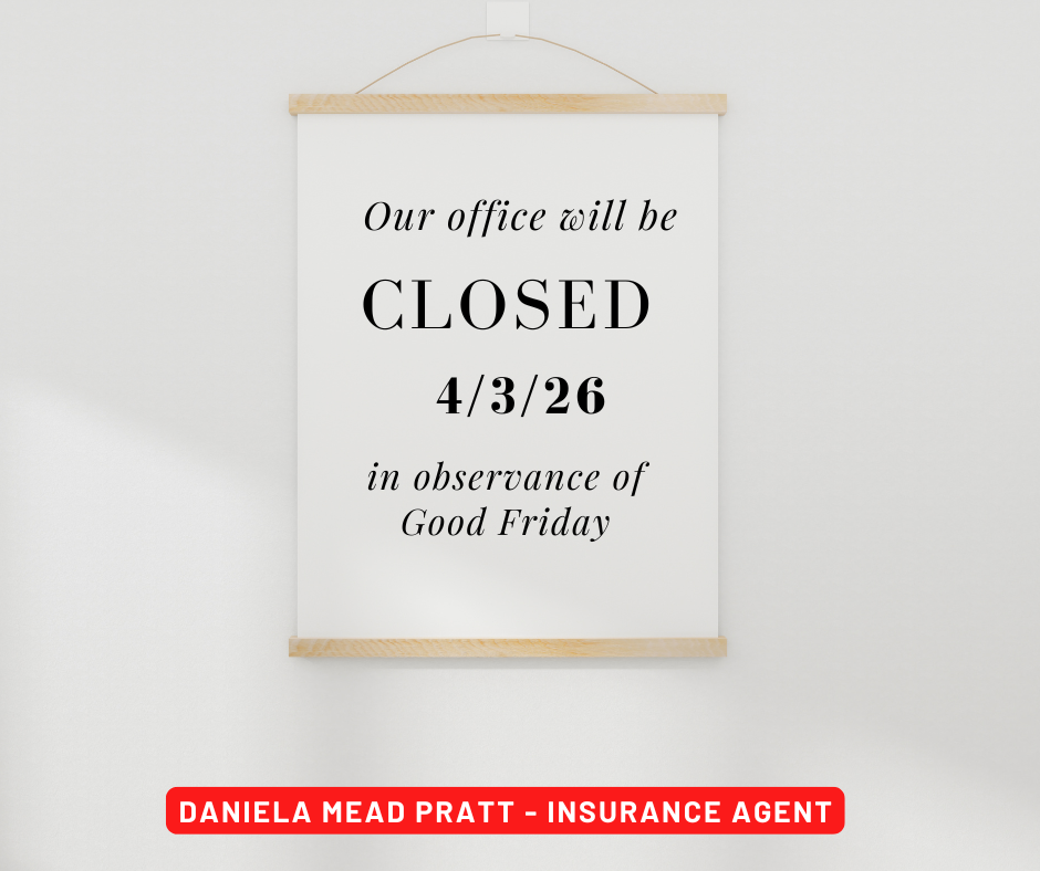 Our, Montgomery, Texas office will be closed in observance of Good Friday!