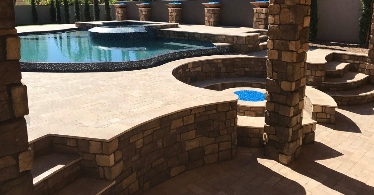 Brilliant Retaining Wall Design Ideas for Swimming Pools No Limit Pools & Spas Mesa (602)421-9379