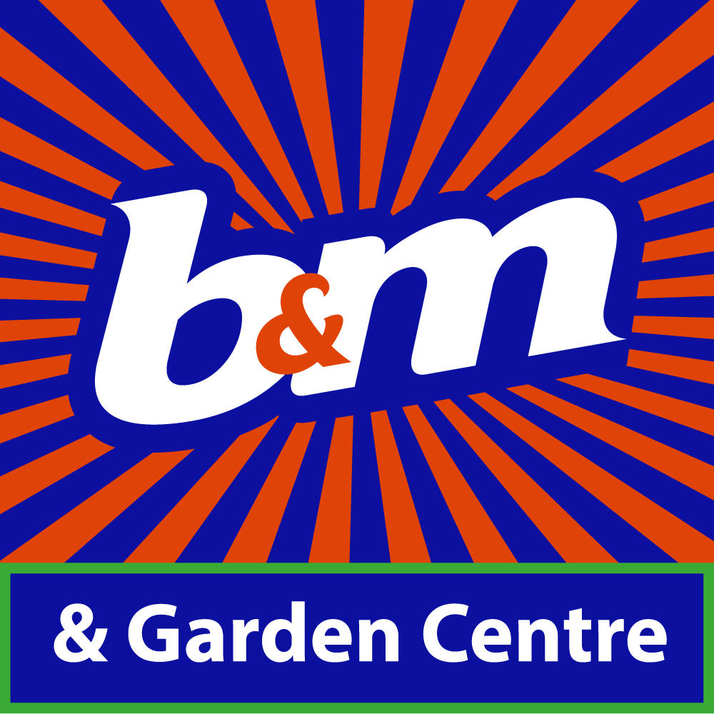 B&M Store with Garden Centre Logo