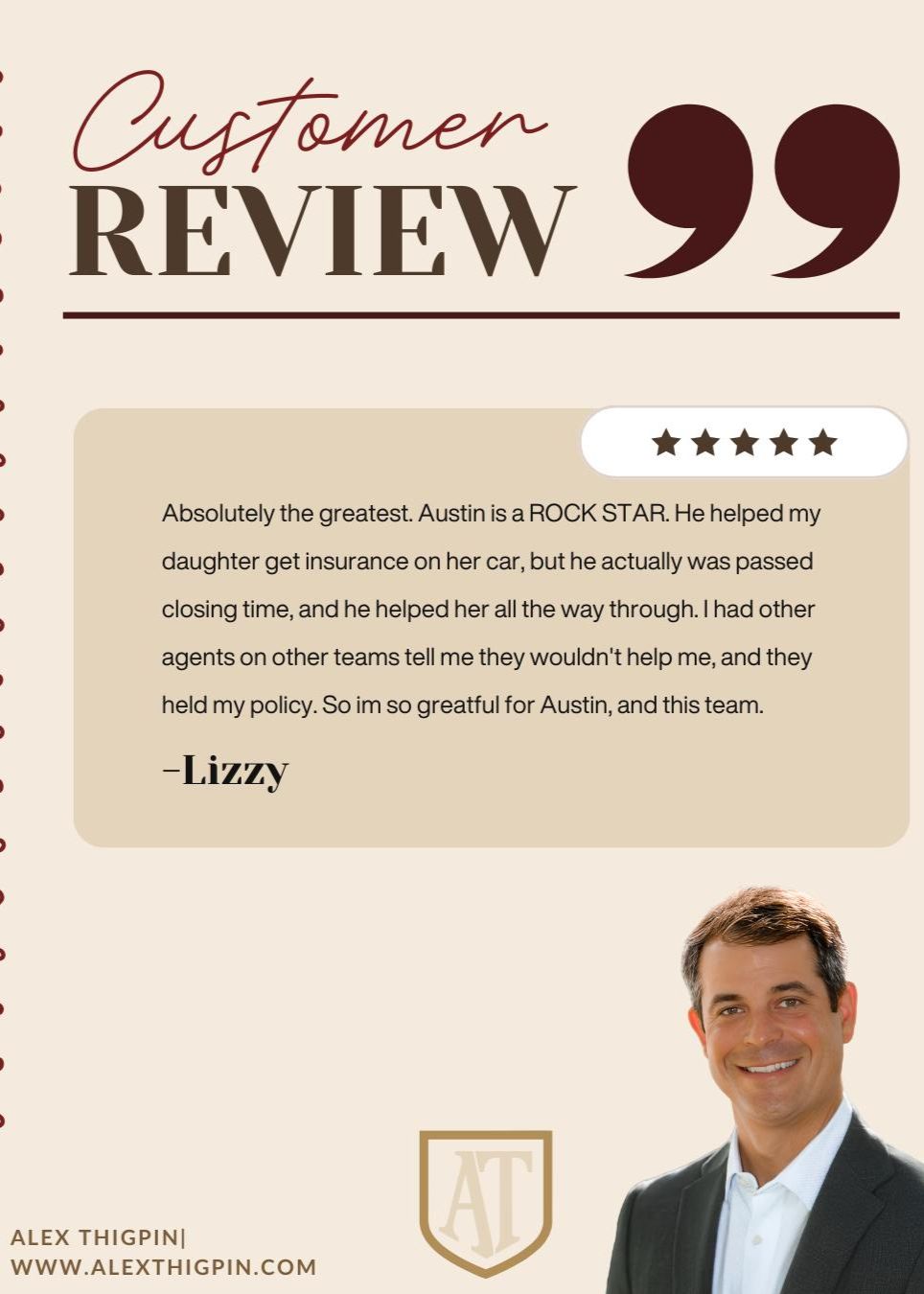 Thank you so much for taking the time to share this! We&rsquo;re incredibly grateful for your kind words and for trusting our team.