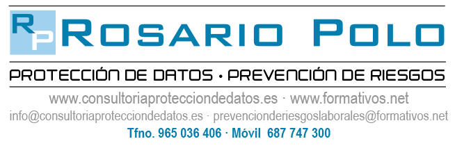 Images Rosario Polo  Protección de datos - Prevención de Riesgos
