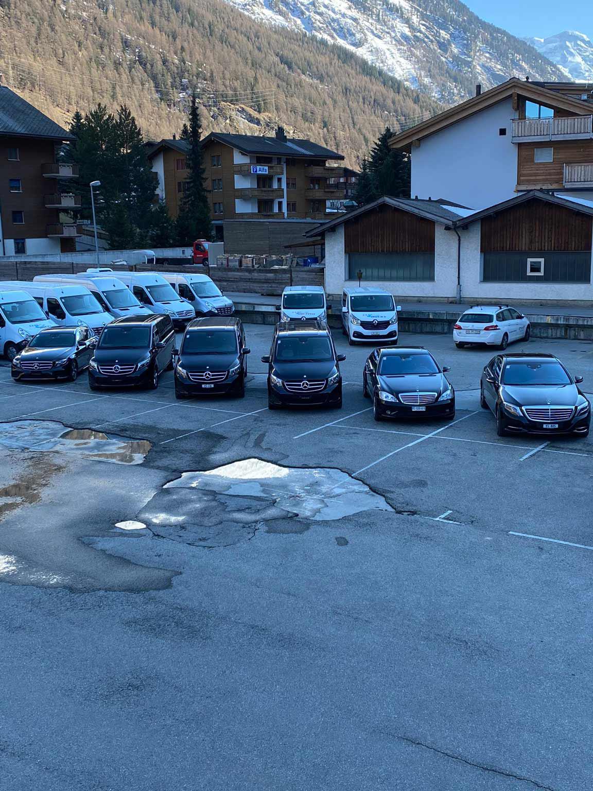 Taxi Rocky Zermatt, Neue Kantonsstrasse in Täsch