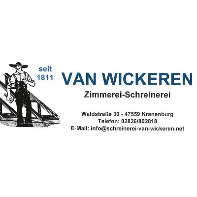 Schreinerei van Wickeren in Kranenburg am Niederrhein - Logo