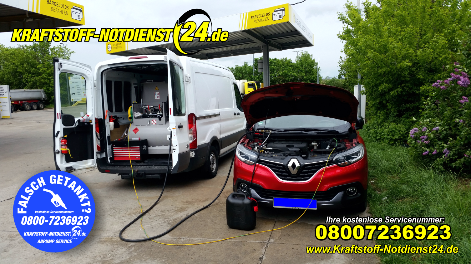 Kraftstoff-Notdienst24 in Burgoberbach