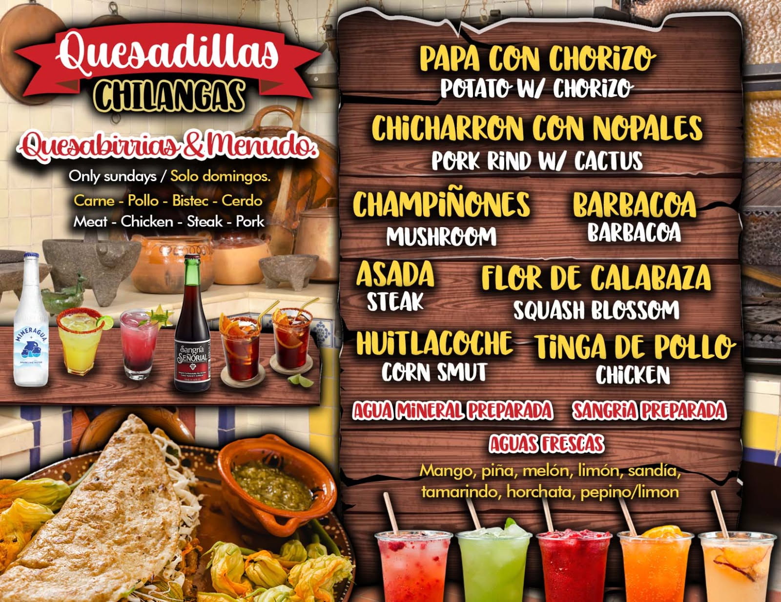 Quesadillas chilangas Image