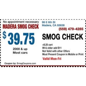 Madera Smog Check Logo