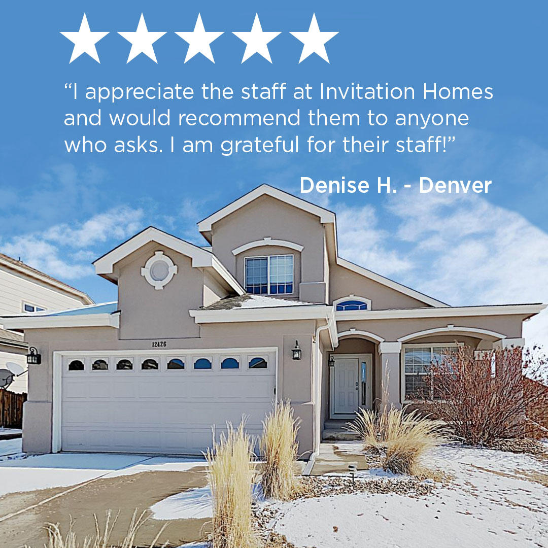 Review from Invitation Homes resident in Denver,