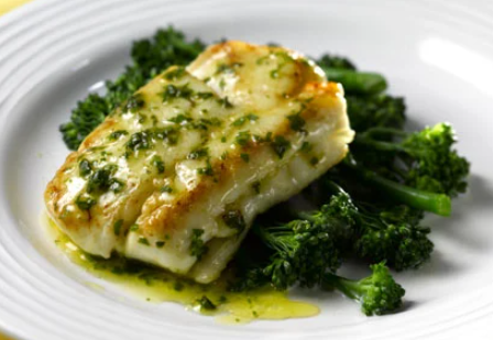 Pan-Seared Hake Fillet