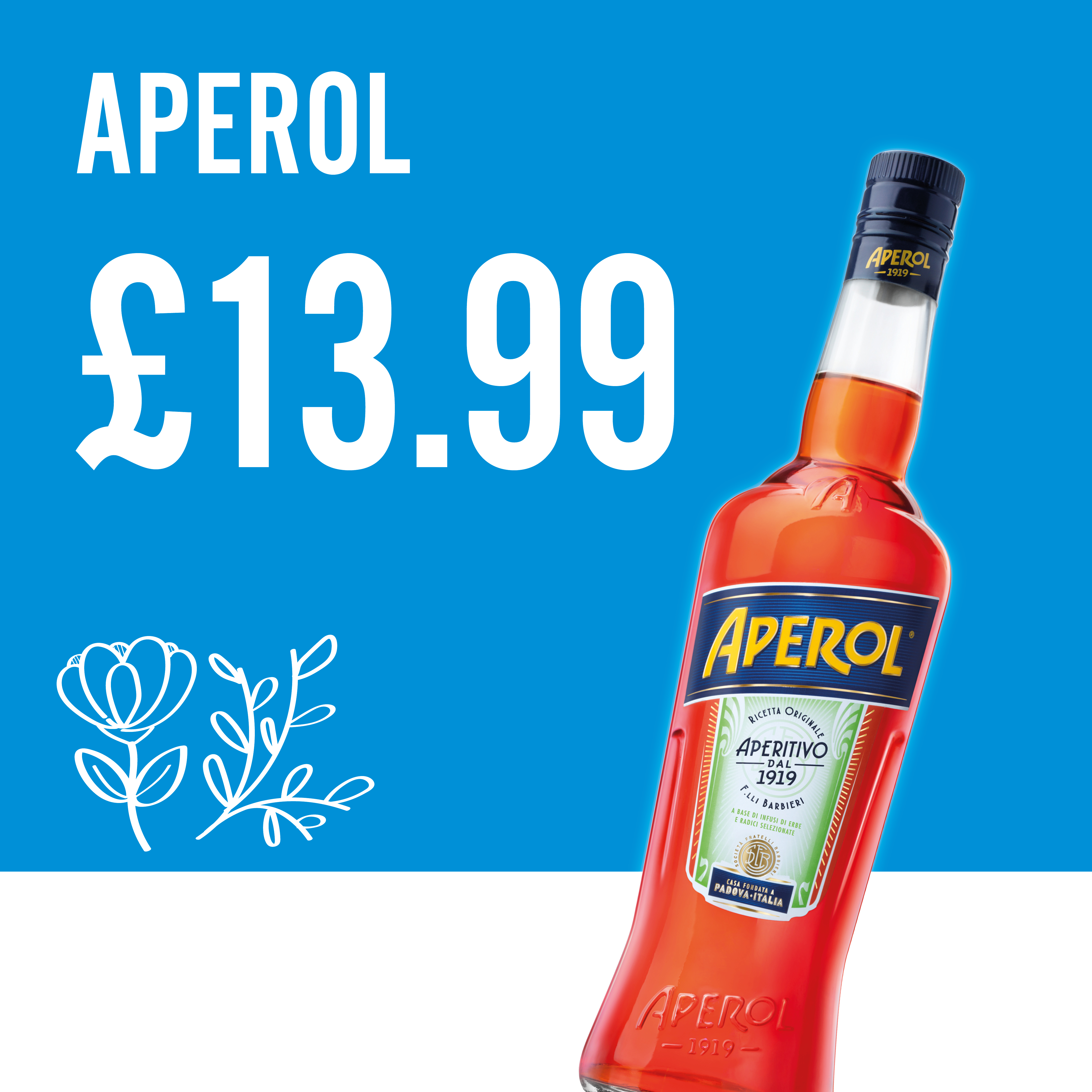 &pound;13.99 Aperol