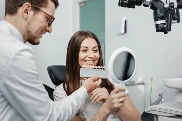 Porcelain veneers educational image from Cherokee Dental Professionals in Jacksonville, TX 
