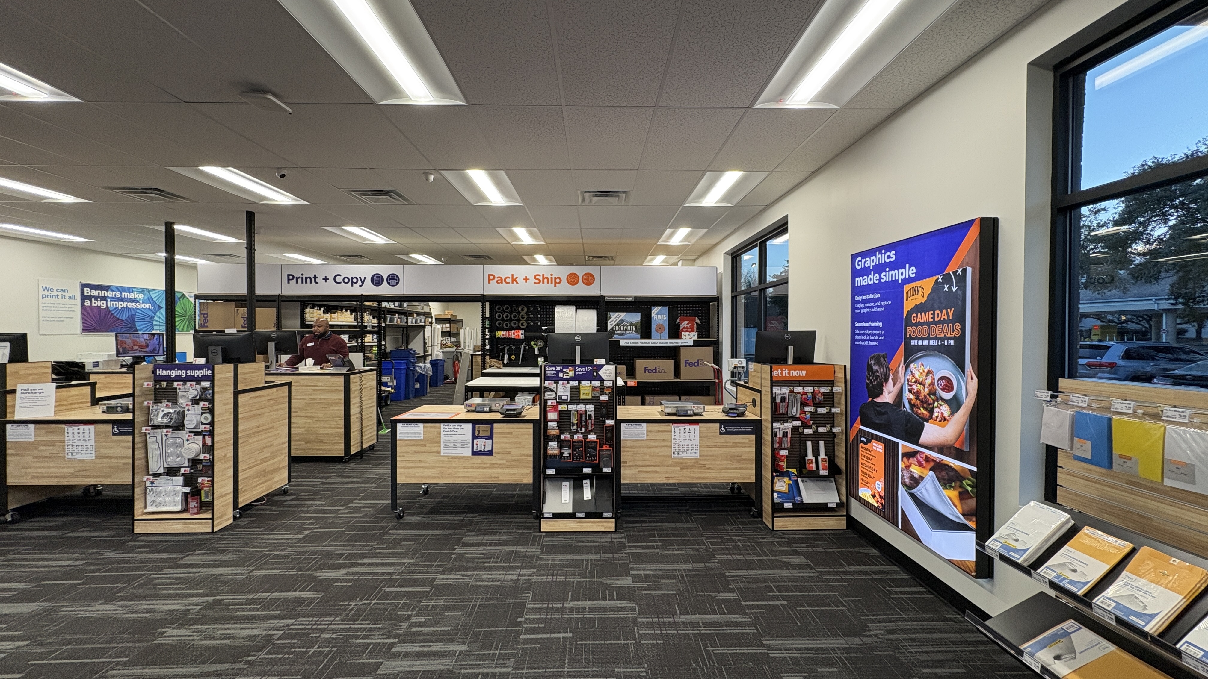 Your Local Print & Ship Experts in Columbia: Our team at the Columbiana Circle location is ready to assist with all your Pack + Ship and Print + Copy needs, from business graphics to secure shipping.