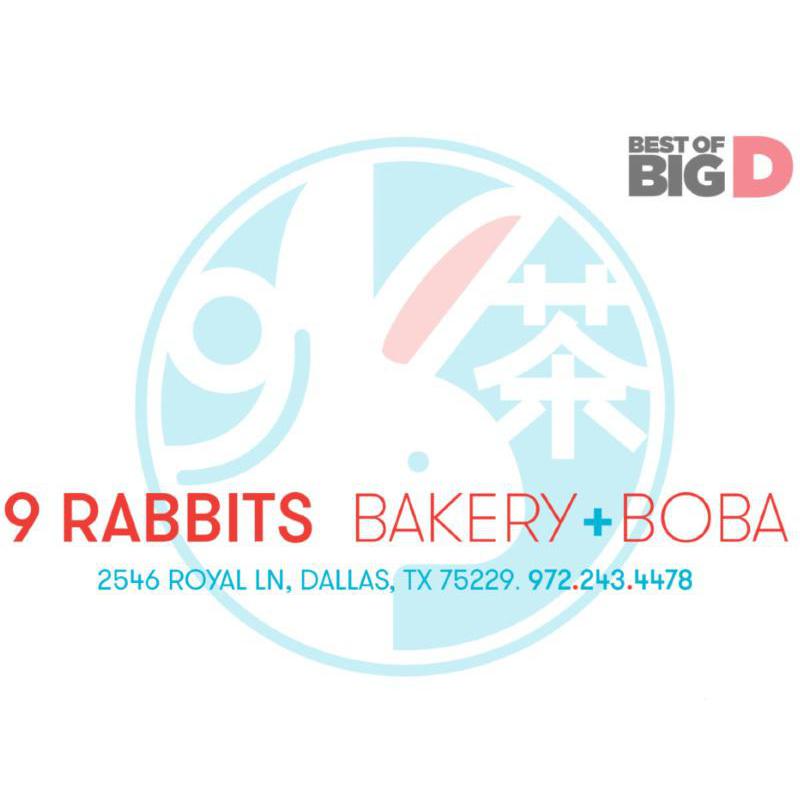 9 Rabbits Bakery Logo