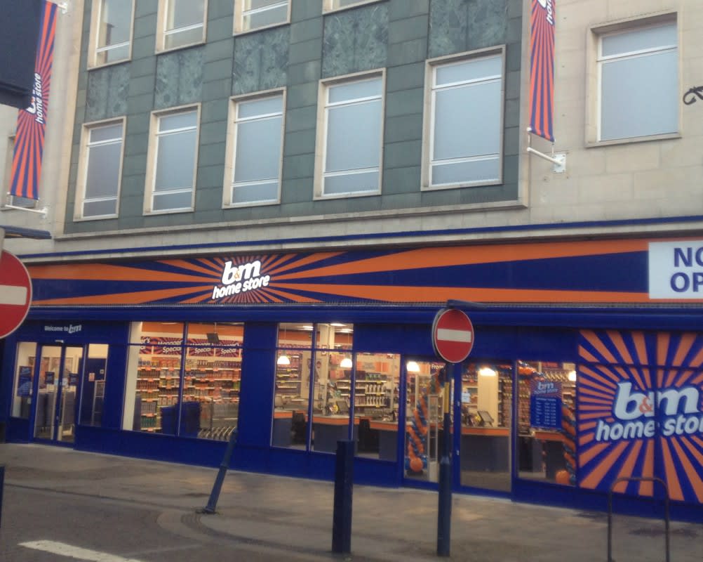 B&M's brand new Home Store in Gravesend, located on New Road.