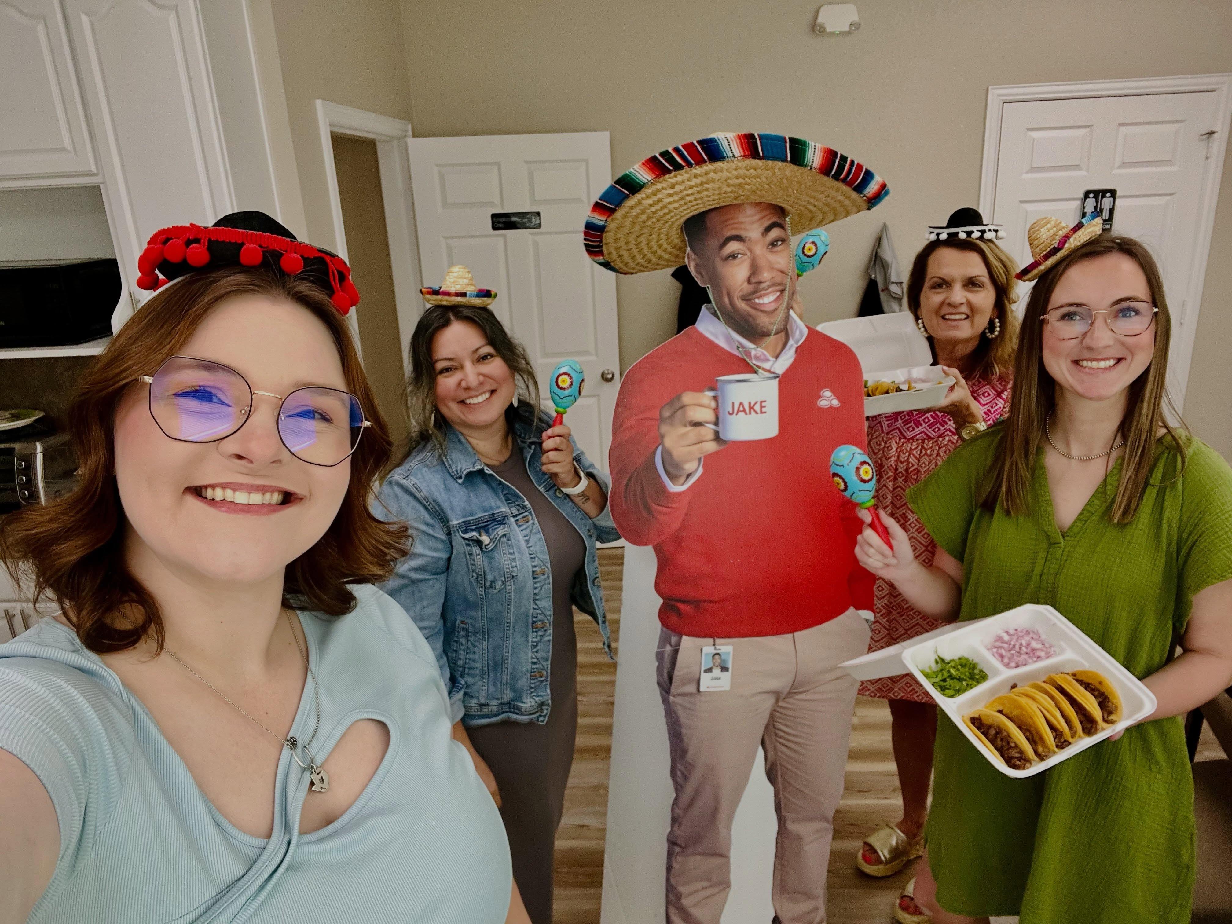 Celebrated Cinco de Mayo with some delicious tacos for lunch. Great food, great company, and a fun way to enjoy the day. Hope everyone found time to enjoy some tasty food too.