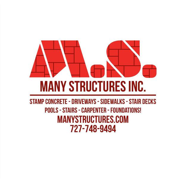 Many's Concrete Logo