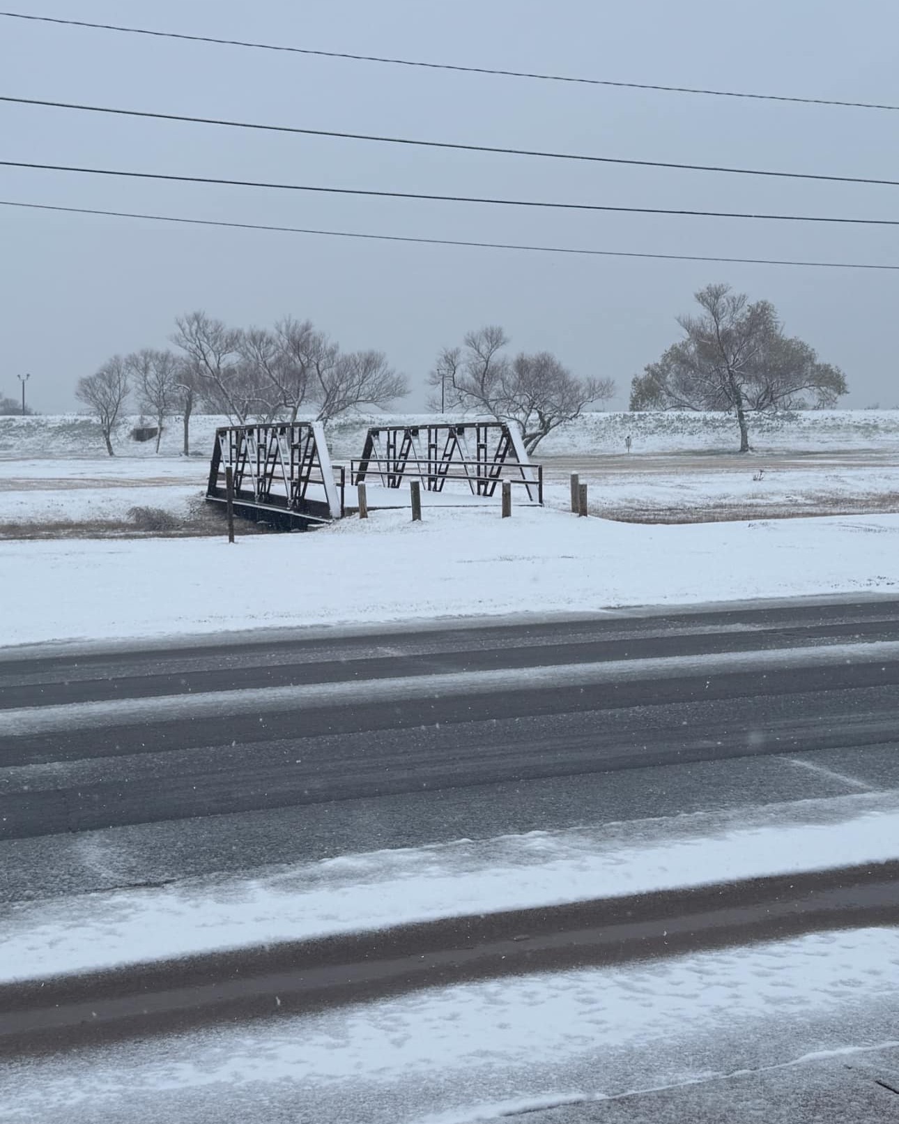 Texas weather can be unpredictable—this was just last month here in Iowa Park! No matter if it’s winter cold or summer heat, our team is always here for the community.
