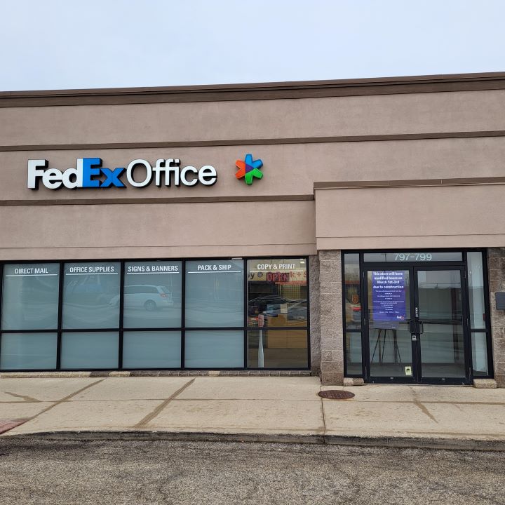Exterior photo of FedEx Office location at 797 W Il Rte 22\t Print quickly and easily in the self-service area at the FedEx Office location 797 W Il Rte 22 from email, USB, or the cloud\t FedEx Office Print & Go near 797 W Il Rte 22\t Shipping boxes and packing services available at FedEx Office 797 W Il Rte 22\t Get banners, signs, posters and prints at FedEx Office 797 W Il Rte 22\t Full service printing and packing at FedEx Office 797 W Il Rte 22\t Drop off FedEx packages near 797 W Il Rte 22\t FedEx shipping near 797 W Il Rte 22