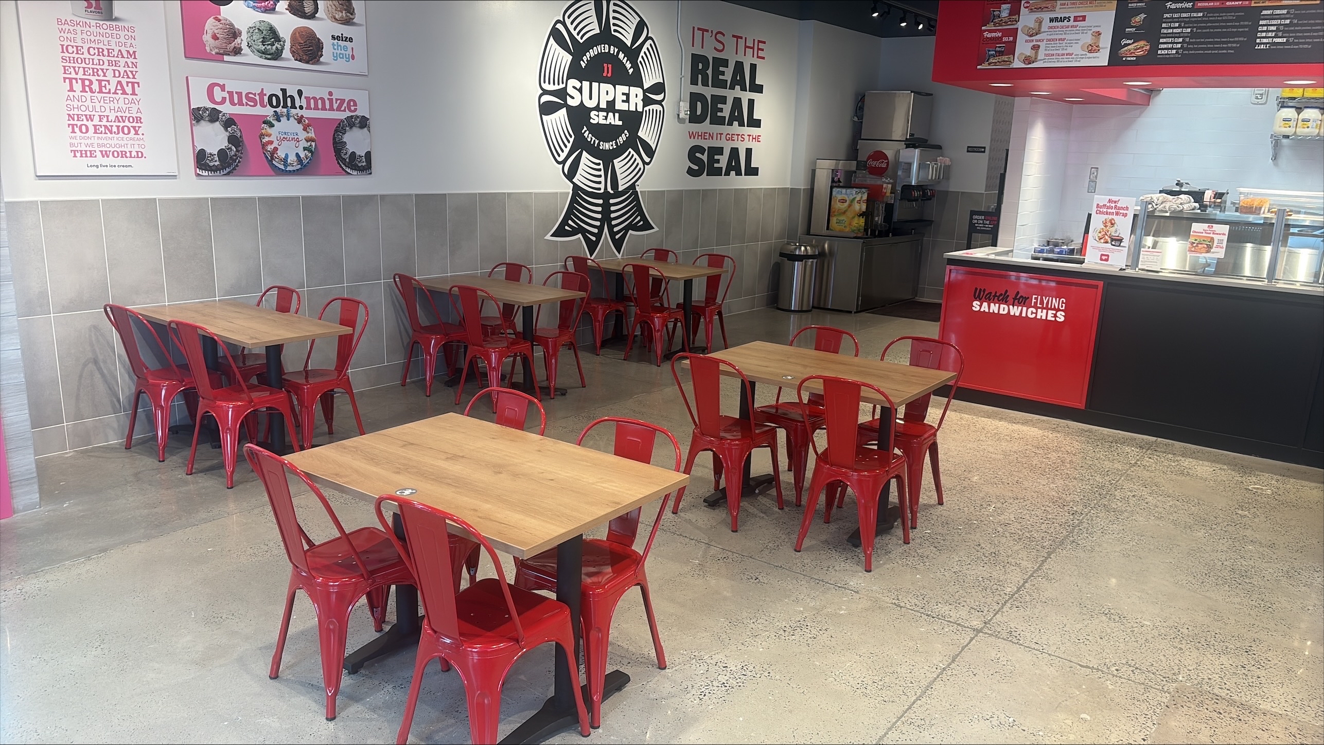 Jimmy John's Seating 