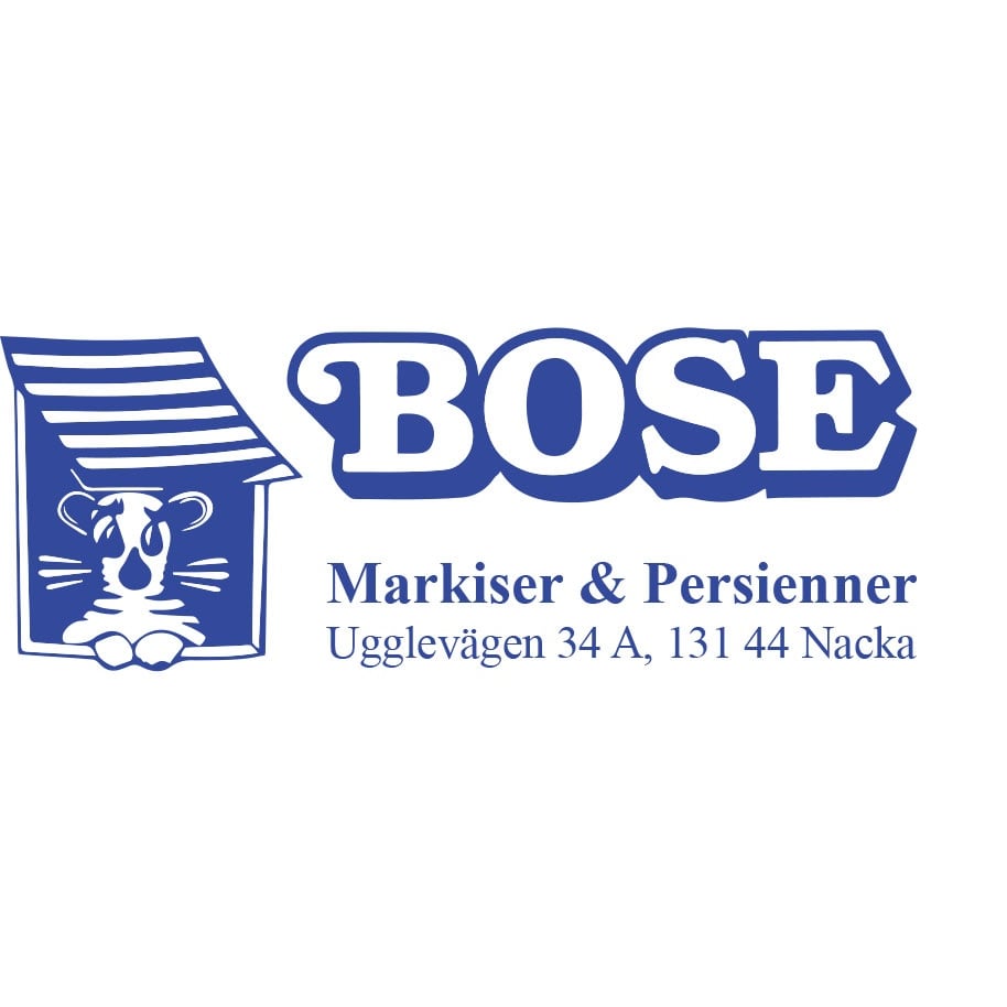 BOSE Markis & Persienn Logo