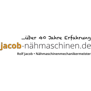 Jacob-nähmaschinen.de - Rolf Jacob- Nähmaschinenmechanikermeister...über 40 Jahre Erfahrung Logo