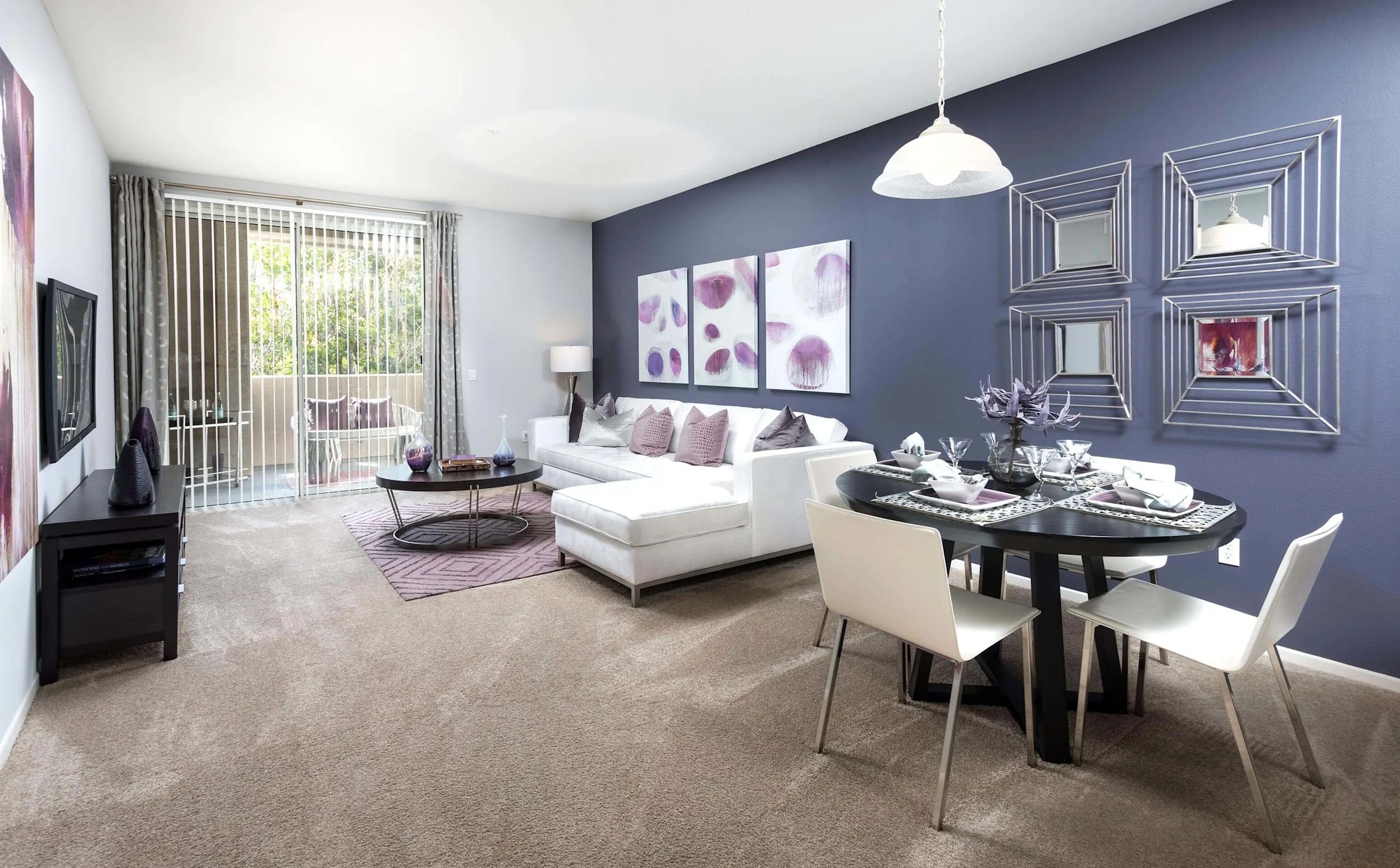Dining Area and Living Room