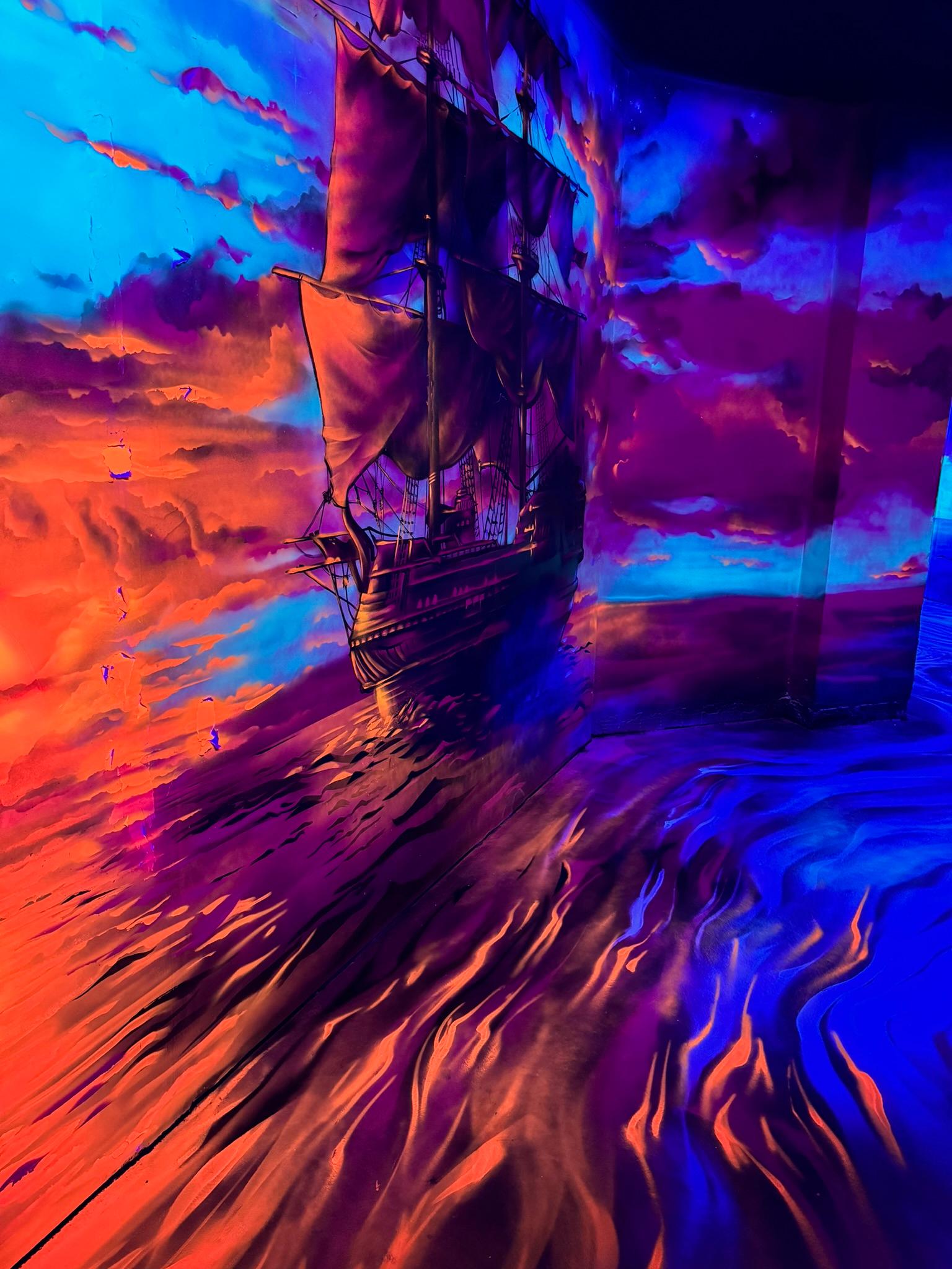 GlowZone 4D Schwarzlicht Minigolf Essen - West Borbeck, Wüstenhöferstraße 234 in Essen