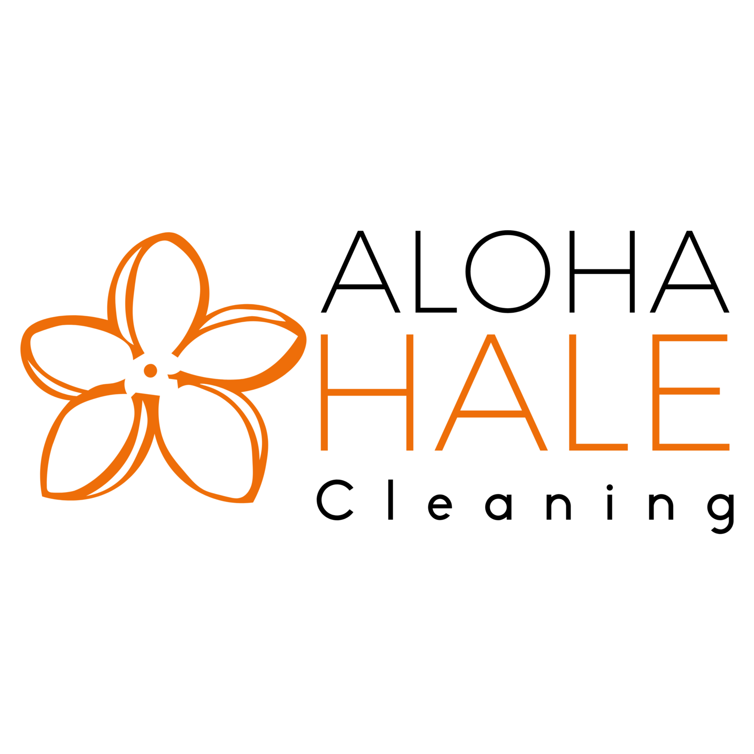 Aloha Hale Cleaning Logo