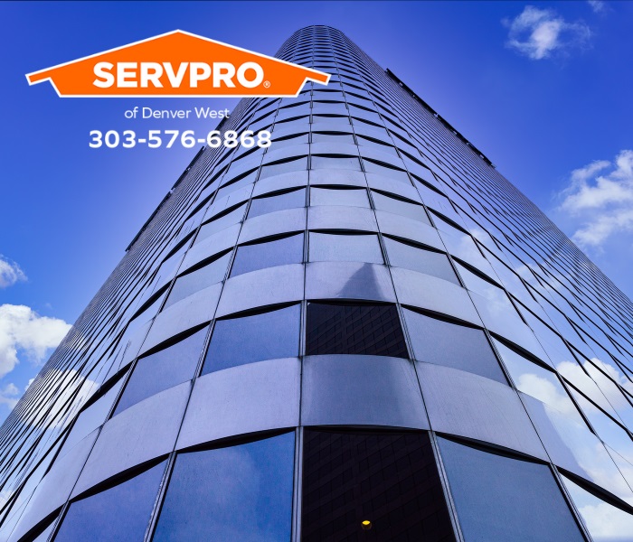 You never know when your business will have a water damage emergency, but when you do, SERVPROÂ® of Denver West is Here to Help. Â® Our technicians understand the complexities of commercial buildings and will work quickly to get your business operational again. To learn more about our commercial water restoration services, read our latest blog here.