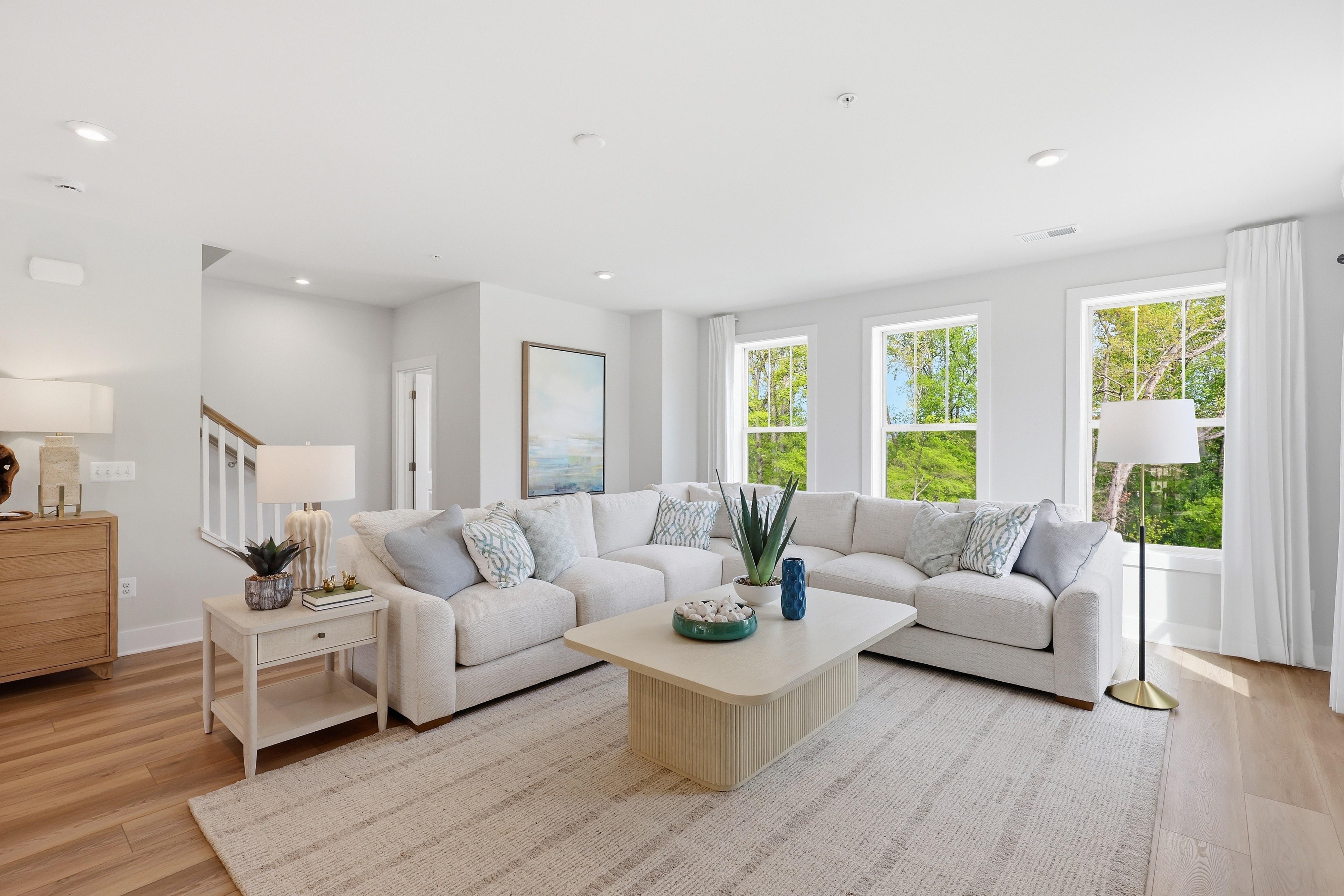 Family room of the Julianne at Gayton Village