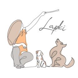 Logo Hundezentrum Lapki mit Tagesbetreuung