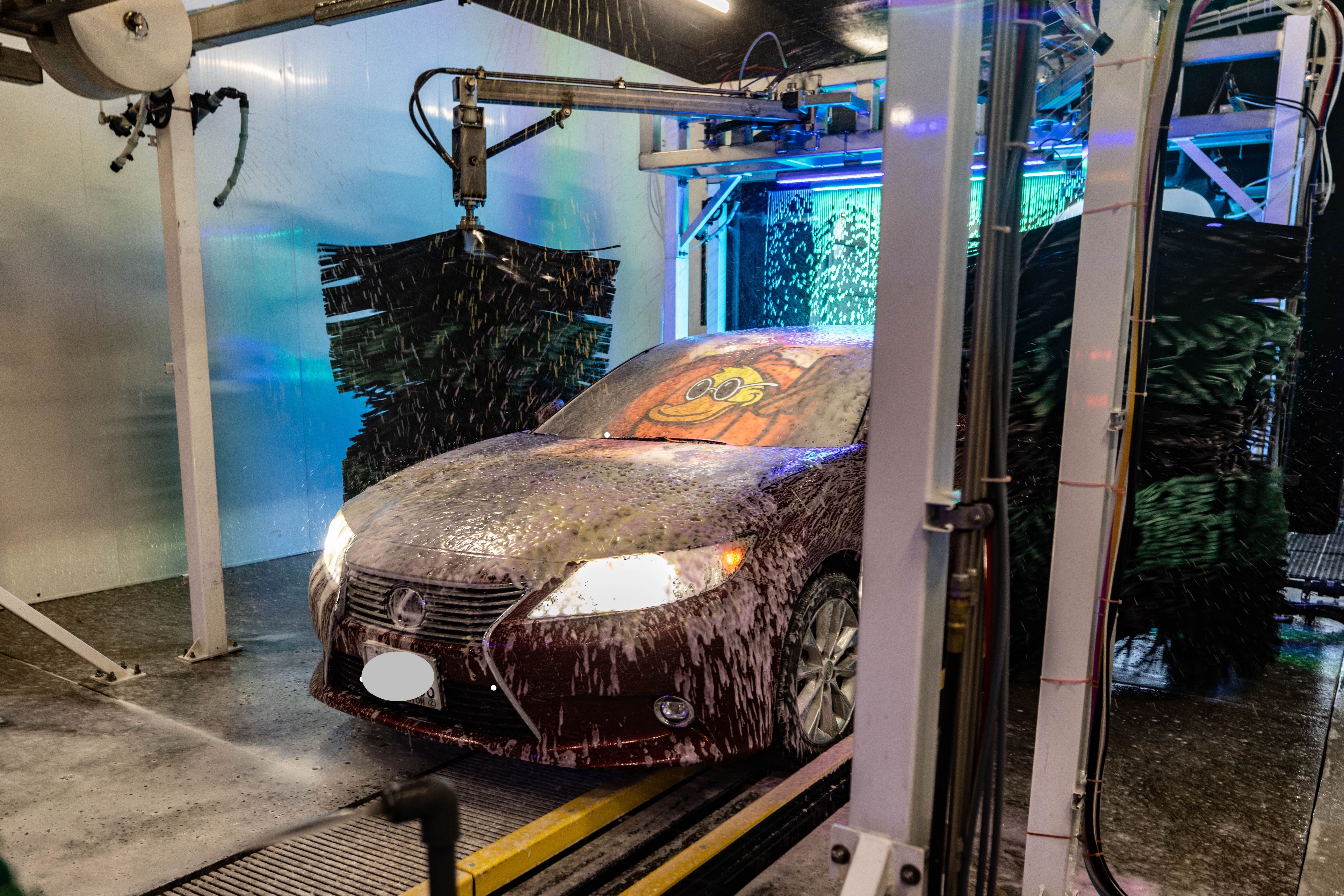 Experience a thorough, fast clean at Quick Quack Car Wash, where powerful spinning brushes and soap foam work together inside our state-of-the-art express wash tunnel.