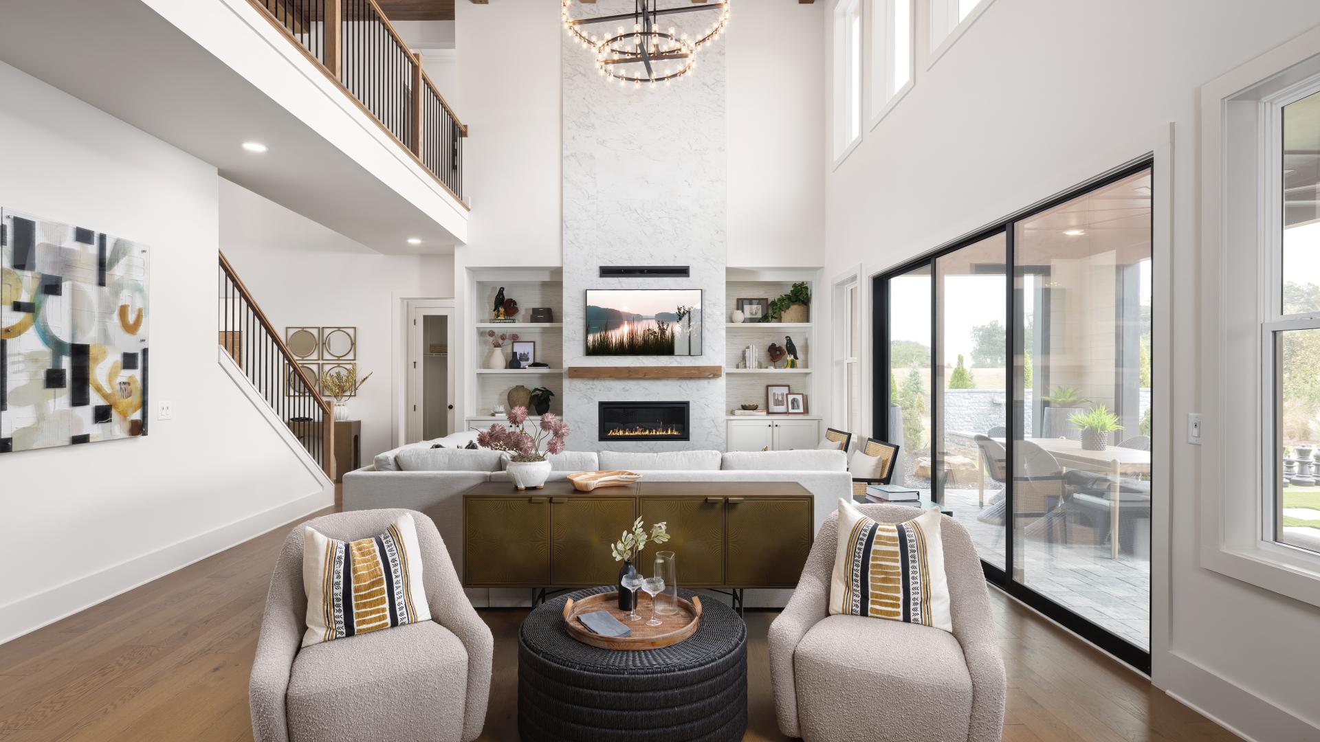 Expansive and well-appointed great rooms