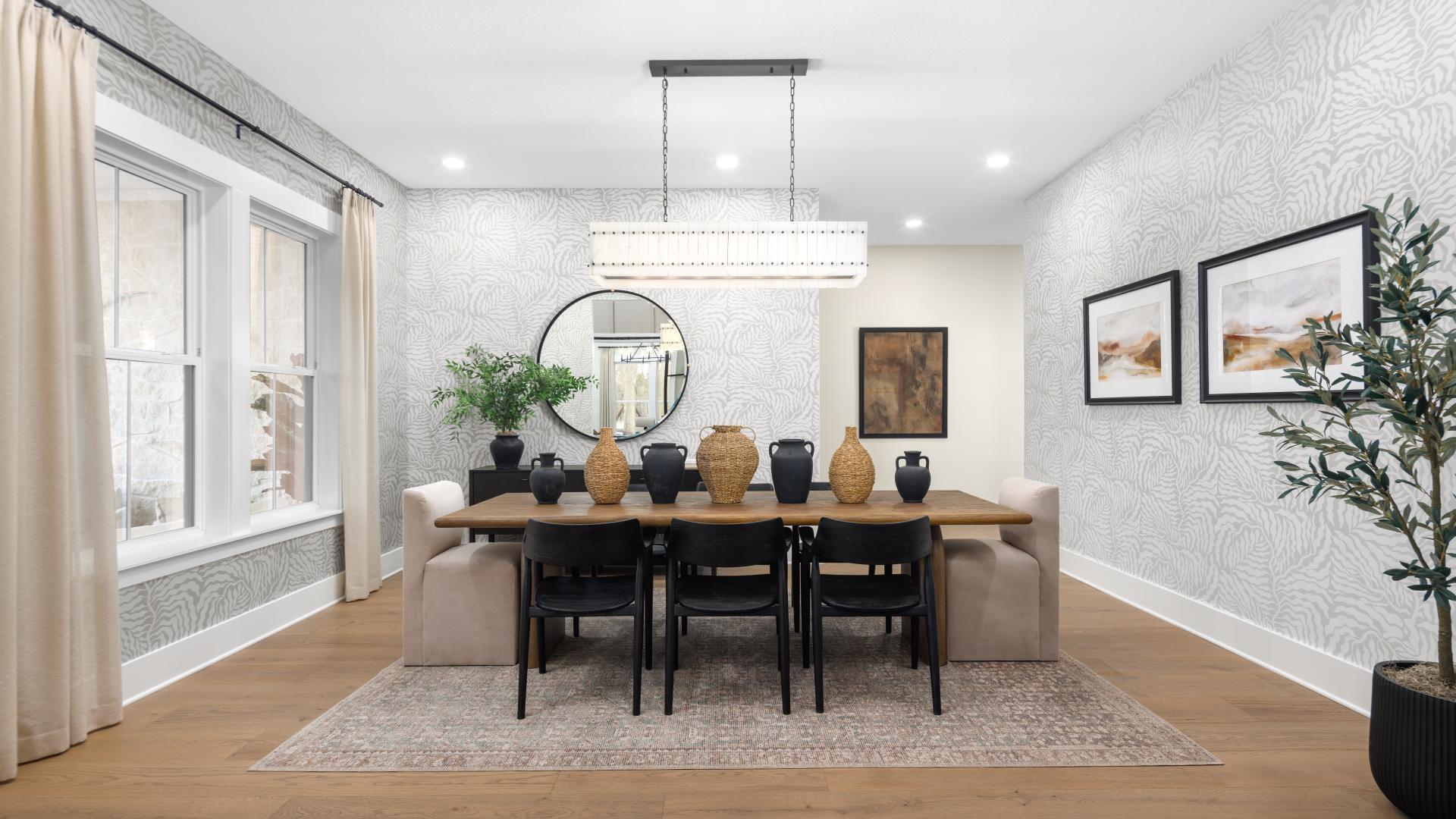 Spacious dining areas 