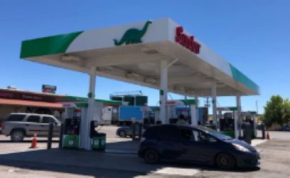 Sinclair Gas Station Fueling Island 
