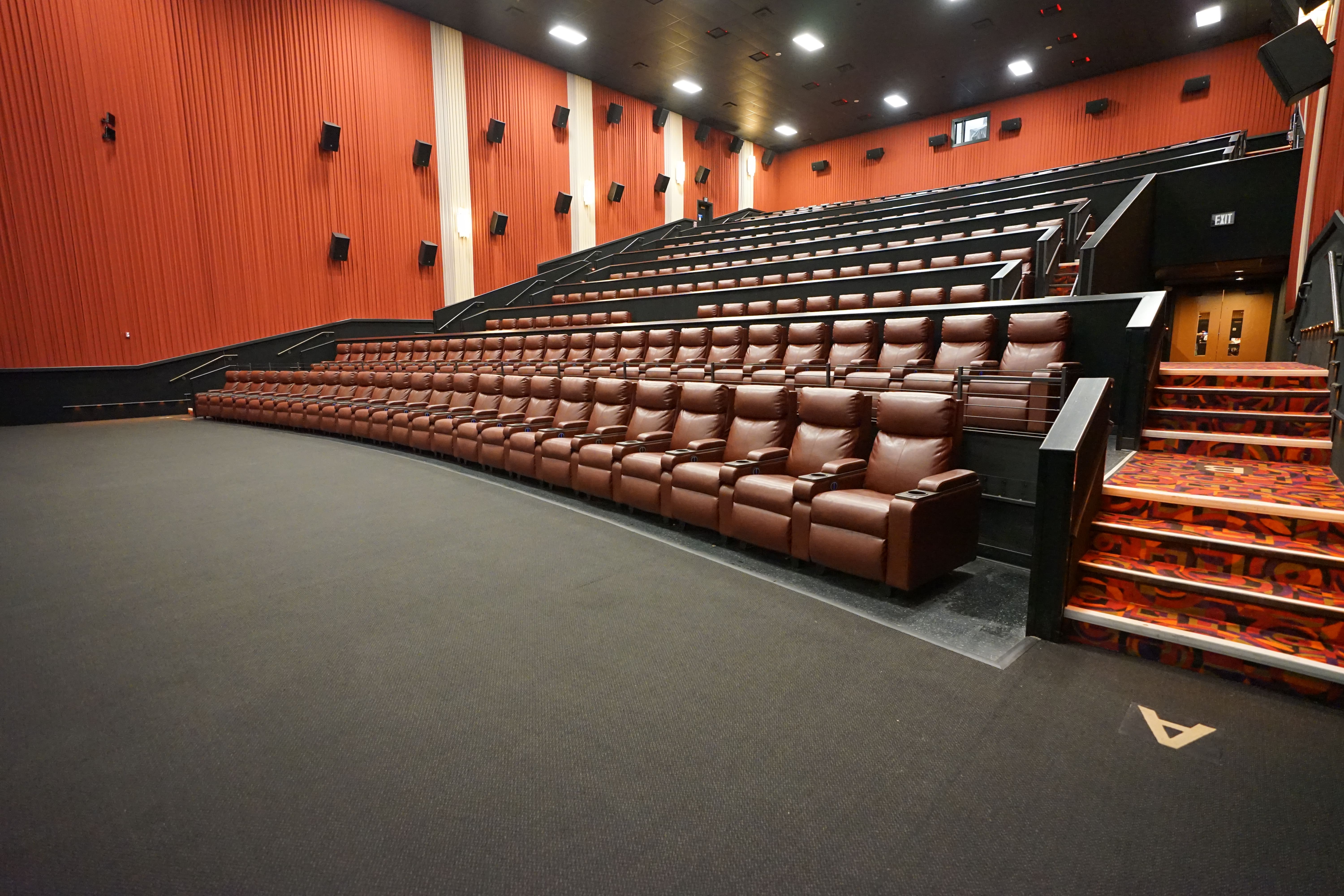 Cinemark 20 and XD Moosic auditorium chair front