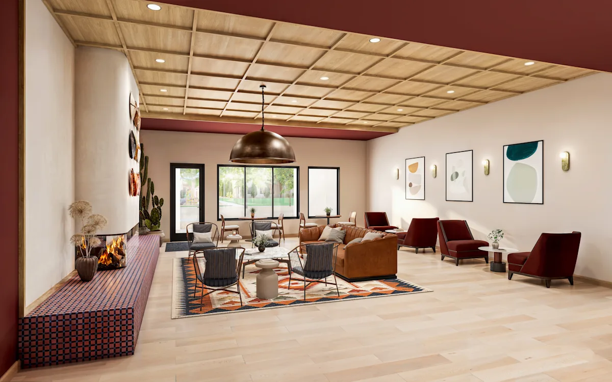 Spacious community room